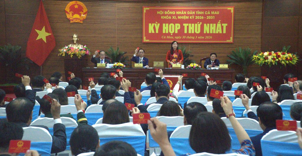 Tại kỳ họp thứ nhất, HĐND khoá XI, nhiệm kỳ 2026-2031 đã kiện toàn nhân sự theo thẩm quyền. Ảnh: Nhật Hồ.