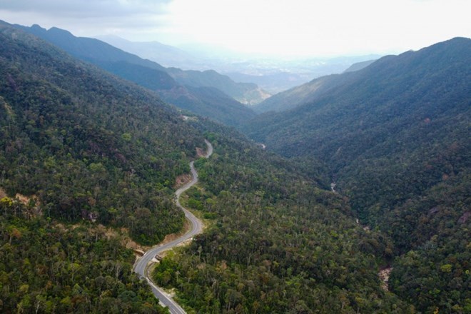The Nha Trang - Da Lat expressway project has its starting point Km0 intersecting with the Nha Trang - Cam Lam expressway. Photo: Manh Hung