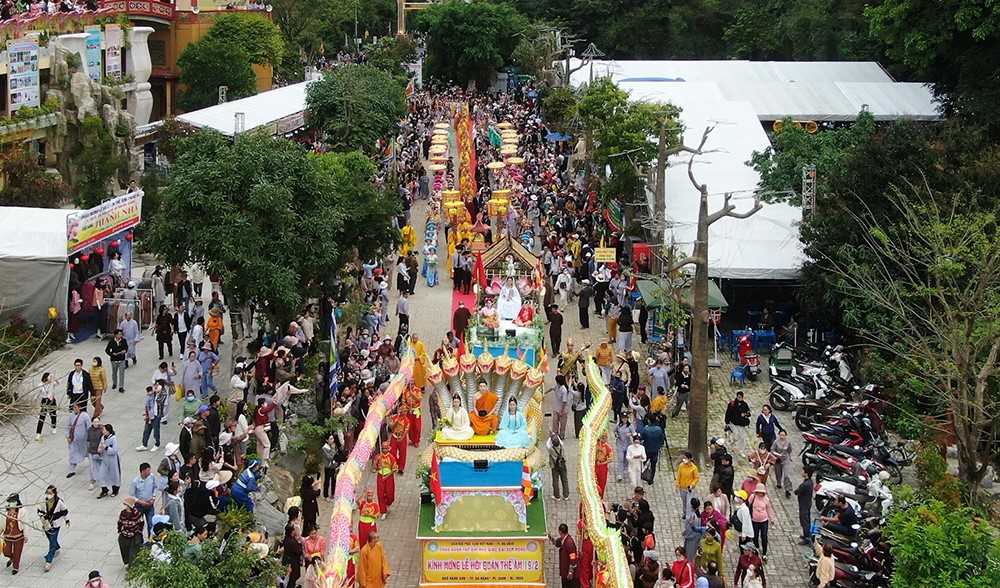 Da Nang, ensuring that the 2026 Quan The Am Festival is held solemnly and impressively. Photo: BTC