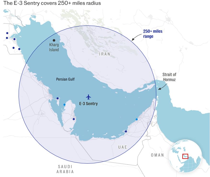 250 dặm. Ảnh: OpenStreetMap