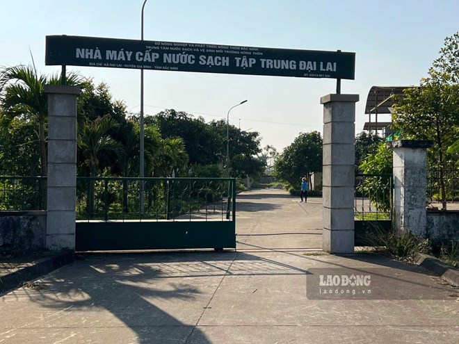 Una fábrica de agua potable en Bac Ninh. Foto de : Van Truong