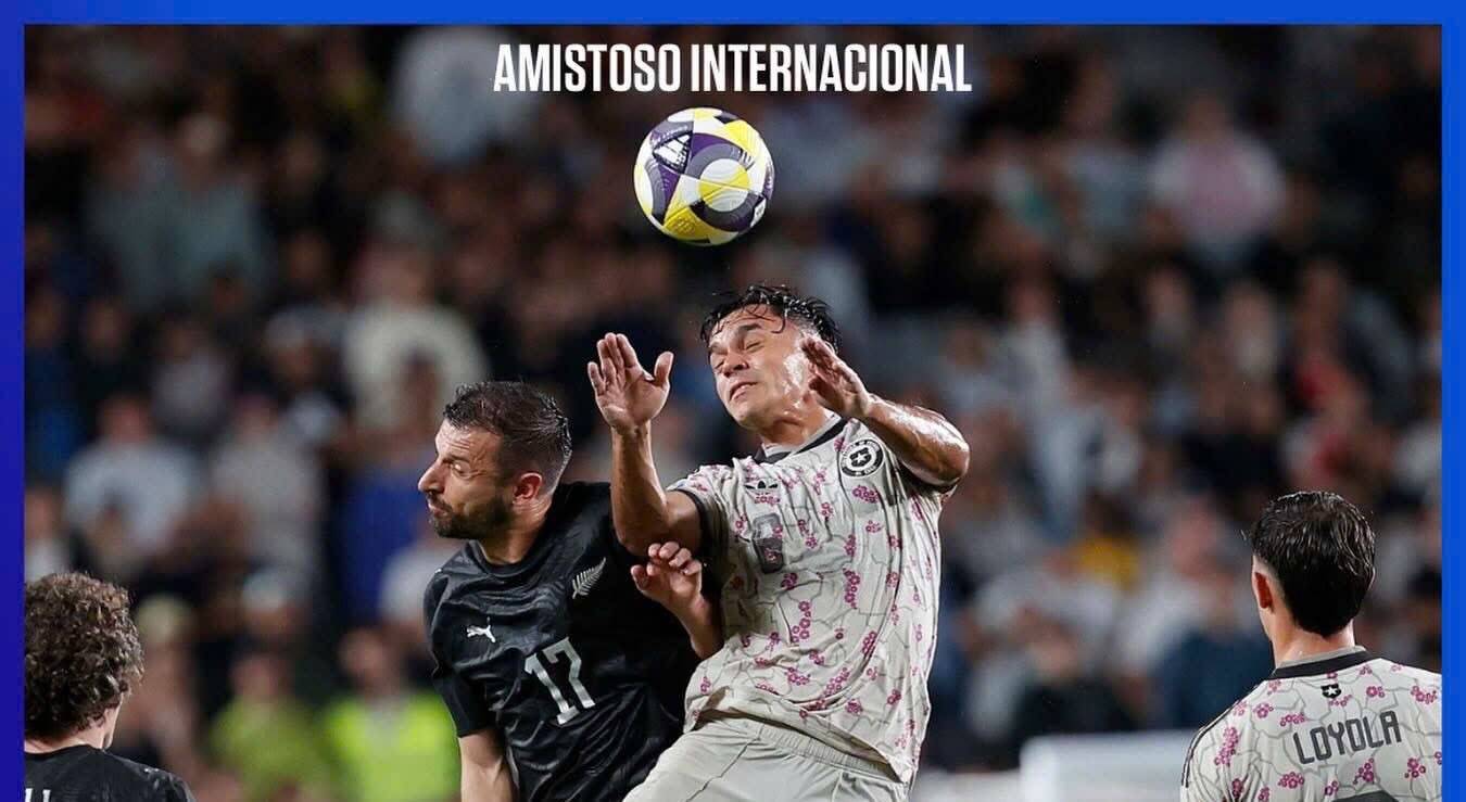 Nueva Zelanda sorprende a Chile. Foto: Federación de Fútbol de Chile