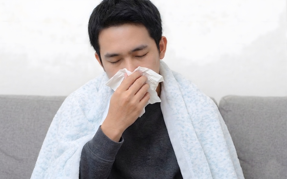 Hệ miễn dịch suy yếu khi thay đổi thời tiết. Ảnh:Thanh Trang Pharma