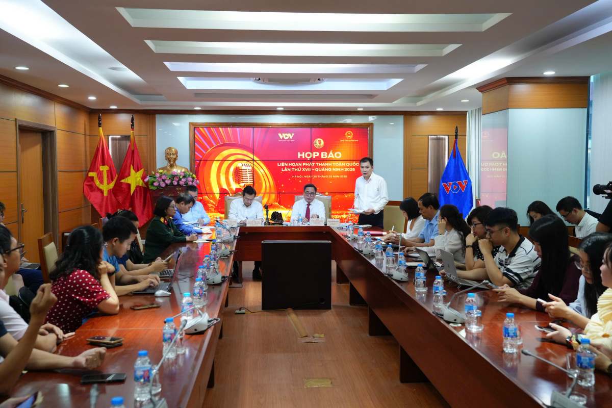 Toàn cảnh buổi họp báo. Ảnh: Ban Tổ chức