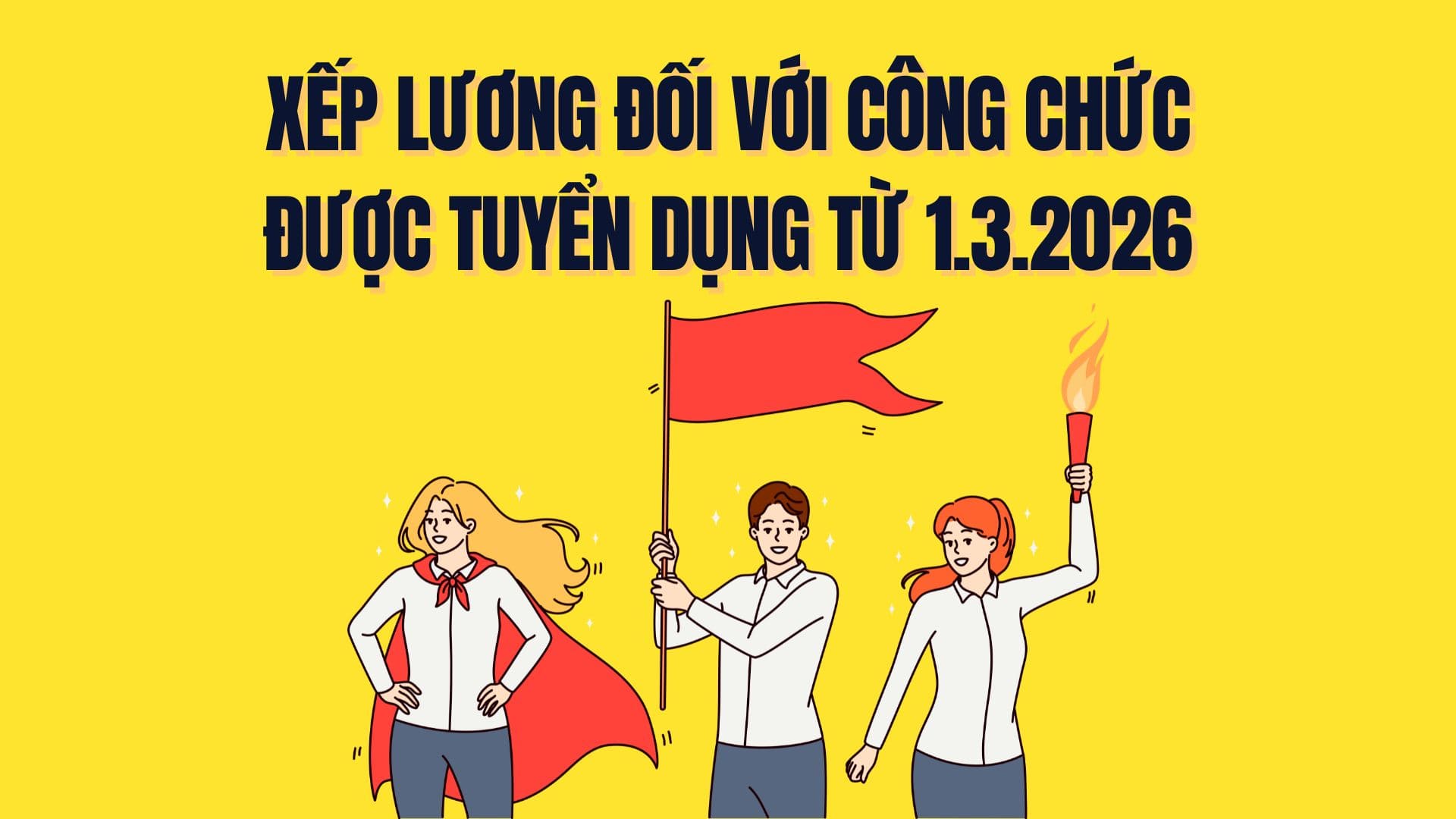 Salary ranking for civil servants recruited from March 1. 2026