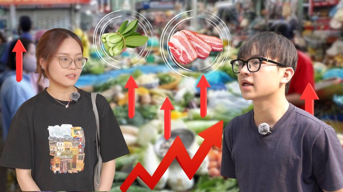 Los precios de las verduras, el pho y el corte de pelo aumentan simultáneamente: Los estudiantes ajustan el gasto