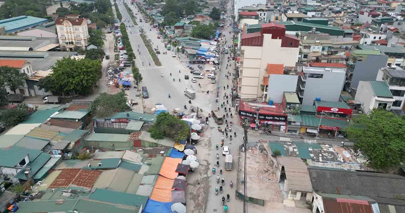 Vinh Hưng vận động bàn giao đất mở rộng đường Linh Nam