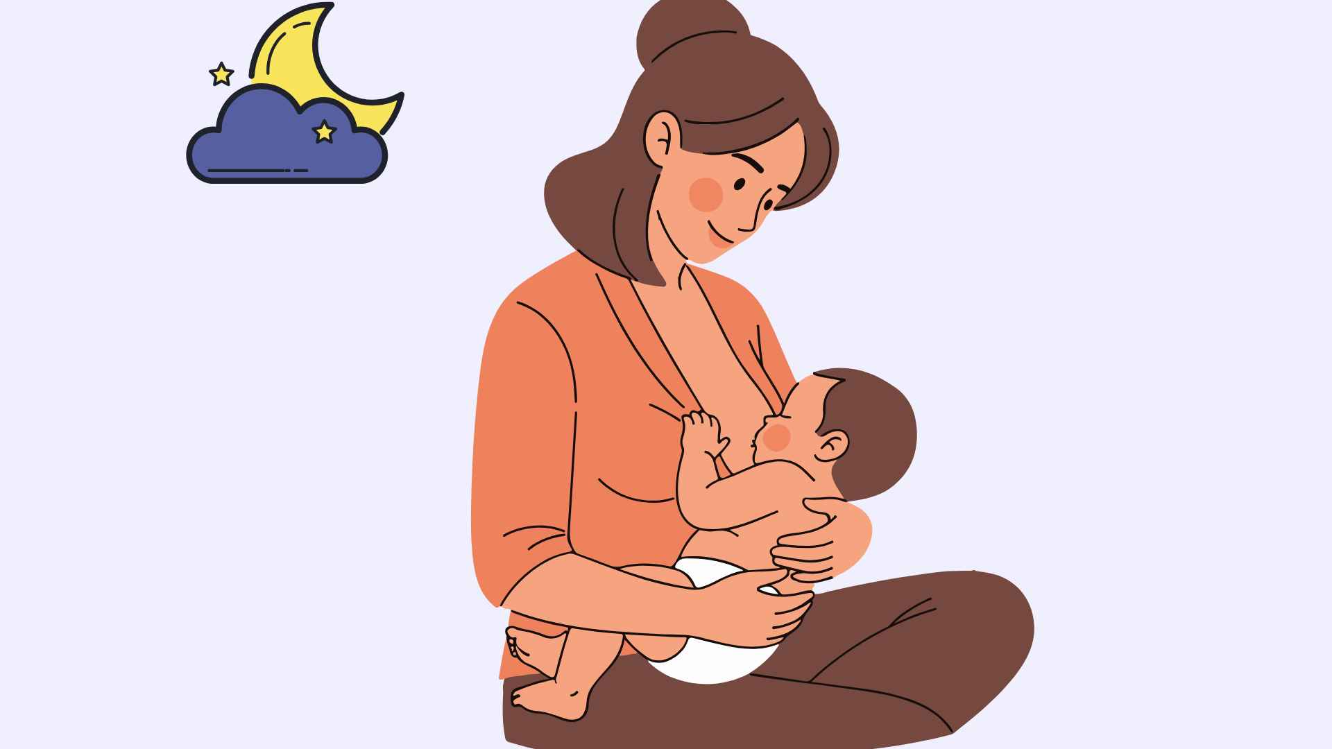 3 mistakes when breastfeeding at night that make many mothers regret because babies are fussy and slow to gain weight. Graphic photo: Hoang Loc.
