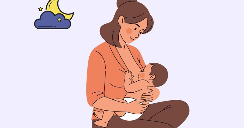 Mắc sai lầm khi cho con bú đêm: Mẹ cần lưu ý