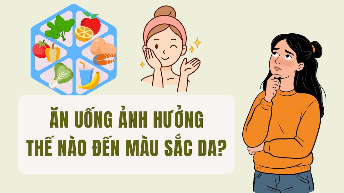 ¿Cómo afecta la alimentación al color de la piel?