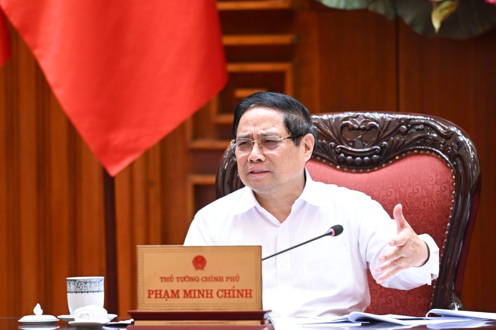 Prime Minister Pham Minh Chinh directs the rectification of livestock slaughtering control and quarantine work of the veterinary force. Photo: VGP