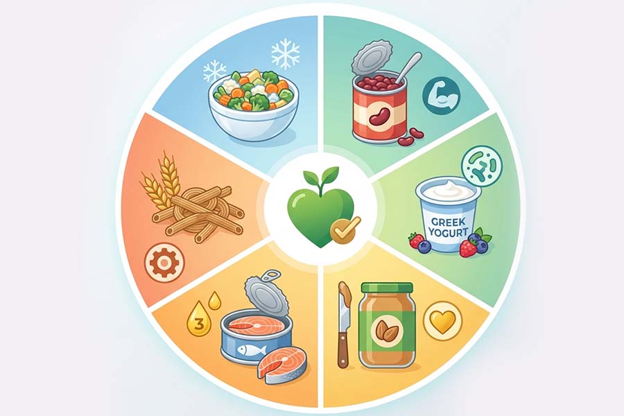 Processed foods are still good for health if chosen correctly. Graphics: Thien Nhan