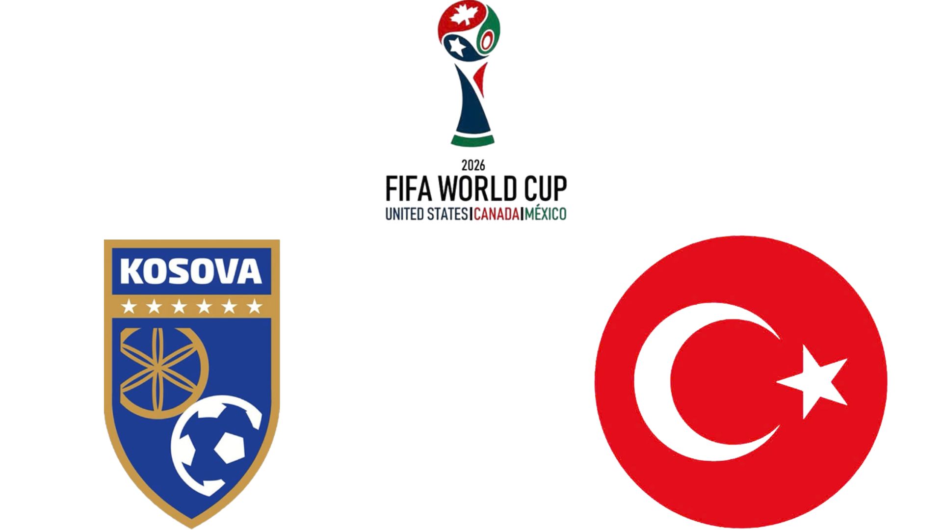 Predicción Kosovo - Turquía en la final de play-off de la Copa Mundial 2026. Gráfico: Dieu Anh