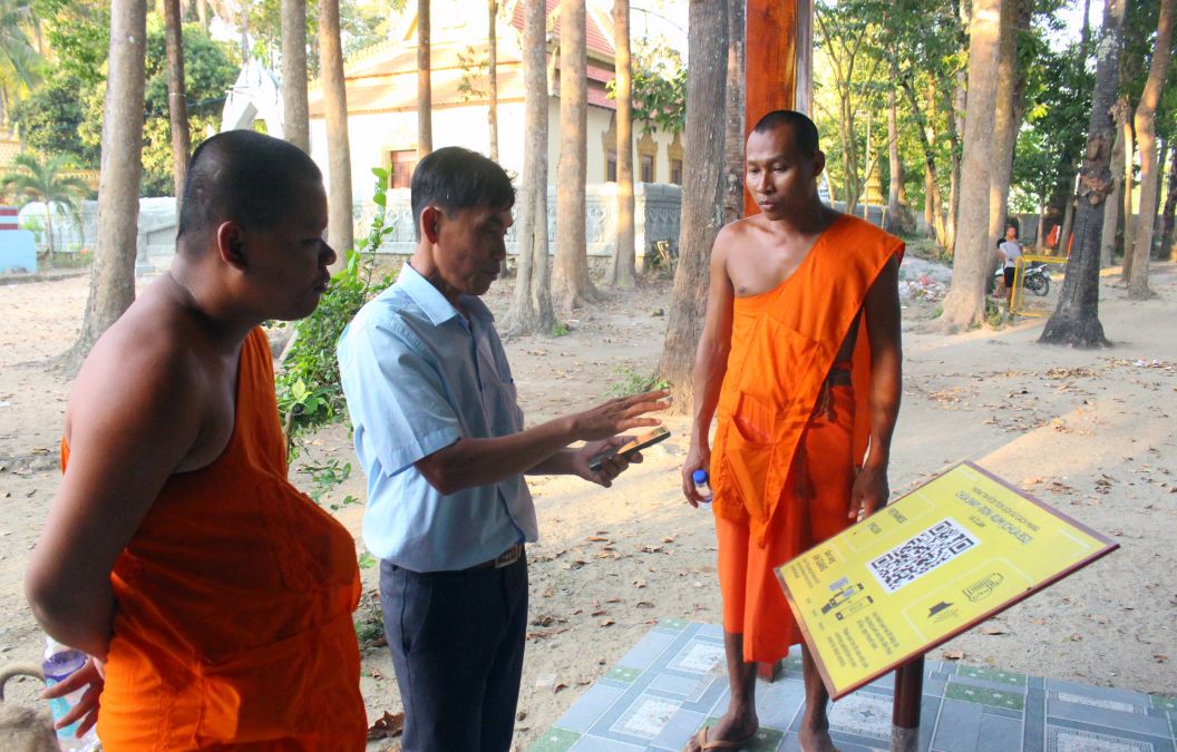 Nội dung di tích cũng được đầu tư số hóa để tạo sức lan tỏa rộng. Ảnh: Lâm Điền