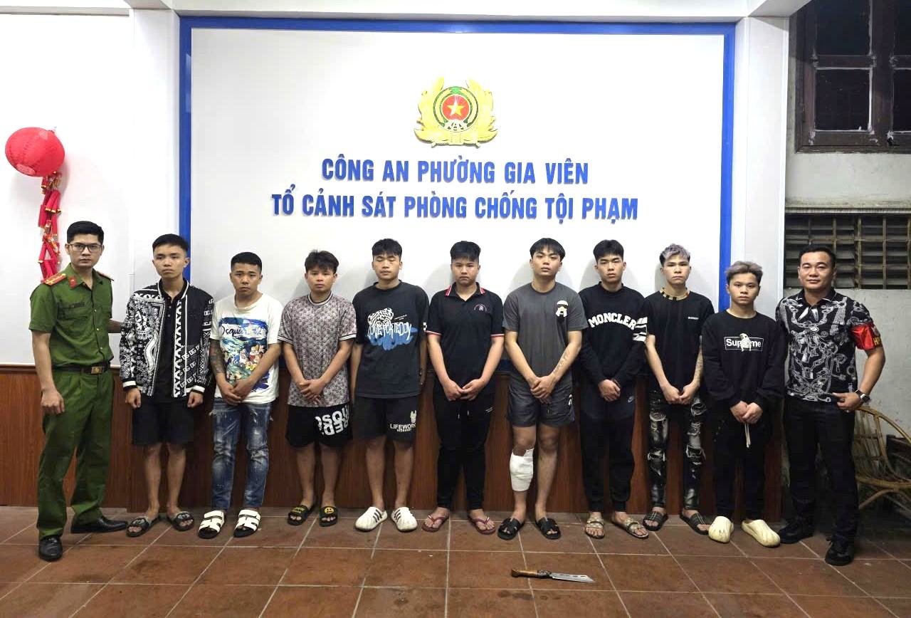 Các đối tượng liên quan. Ảnh: Công an Hải Phòng