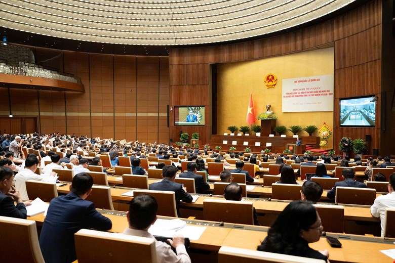 Cuộc bầu cử đại biểu Quốc hội khóa XVI và đại biểu Hội đồng nhân dân các cấp nhiệm kỳ 2026-2031 thành công tốt đẹp. Ảnh: Quochoi.vn