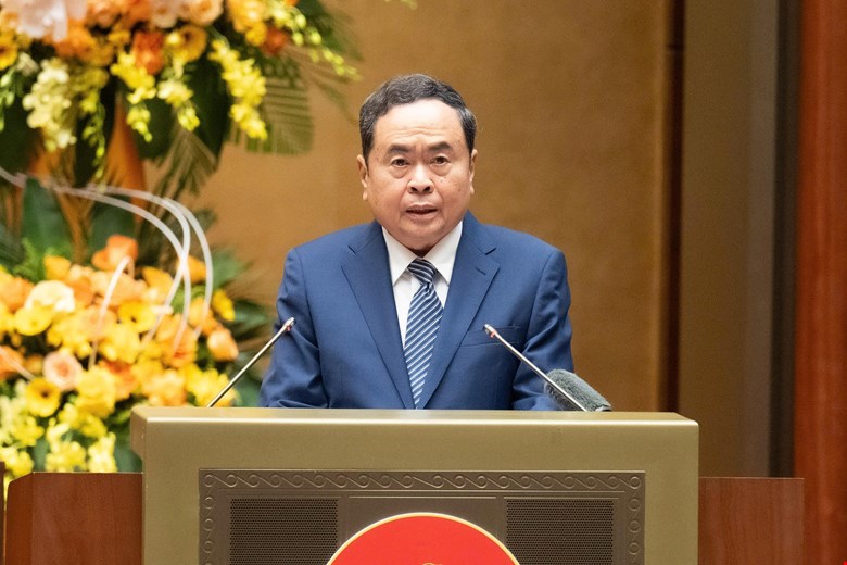 Member of the Politburo, Chairman of the National Assembly Tran Thanh Man. Photo: Quochoi.vn