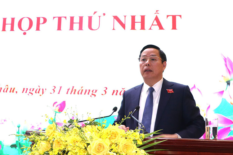 Mr. Ha Quang Trung - Chairman of Lai Chau Provincial People's Committee, term XVI, term 2026-2031. Photo: Lai Chau Provincial People's Committee