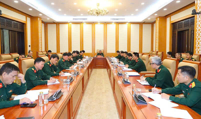 The General Department of Logistics and Technology reports on research results, proposes improvements, and produces military equipment suitable for the climate and practical life and combat of soldiers. Photo: Ministry of National Defense