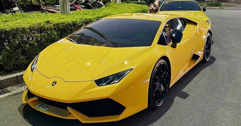Lamborghini Huracan biển Vĩnh Long gây chú ý trên phố