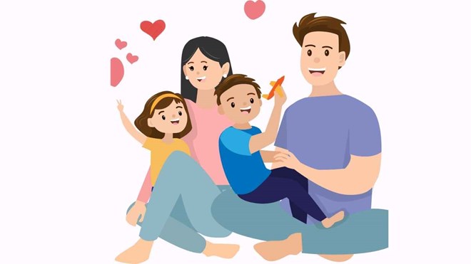 A positive family environment can directly impact fortune. Photo: Hoang Loc