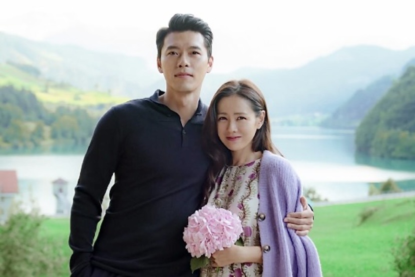Cặp đôi “Hạ cánh nơi anh” Hyun Bin - Son Ye Jin. Ảnh: Lotte