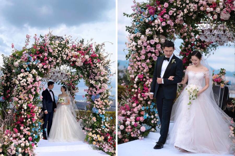 Son Ye Jin announced photos from her wedding with Hyun Bin 4 years ago. Photo: Lotte