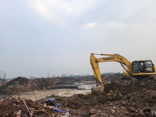 Hà Nội đẩy nhanh dự án thoát nước, xử lý 220 điểm ngập. Ảnh: Minh Hạnh 