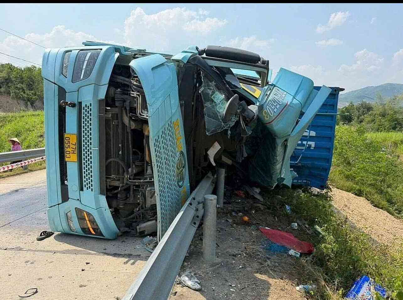 Scene of the accident. Photo: Police provided