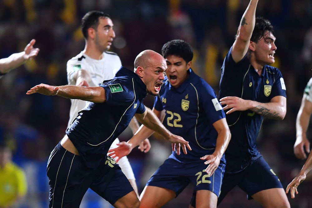 La selección tailandesa gana un billete para la fase final de la Copa Asiática 2027. Foto: Changsuek