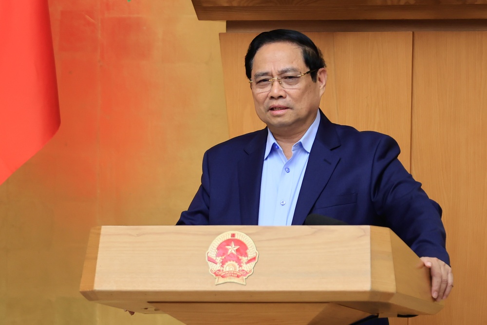 Prime Minister Pham Minh Chinh requested Government members and delegates to focus on discussing the socio-economic situation in the first 2 months of 2026 and identify key directions for the coming time. Photo: Nhat Bac