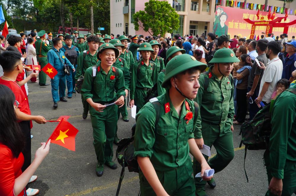 2.534 thanh niên ưu tú của TP.HCM lên đường nhập ngũ