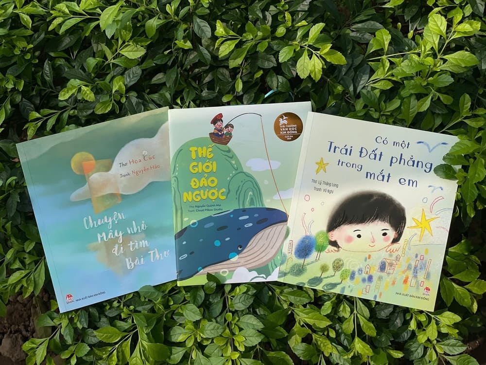 3 new poetry collections introduced to young readers by Kim Dong Publishing House. Photo: Publishing House