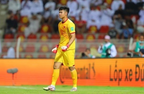 Goalkeeper Van Toan has a lot of international competition experience for both U23 Vietnam and the Vietnamese national team. Photo: AFC
