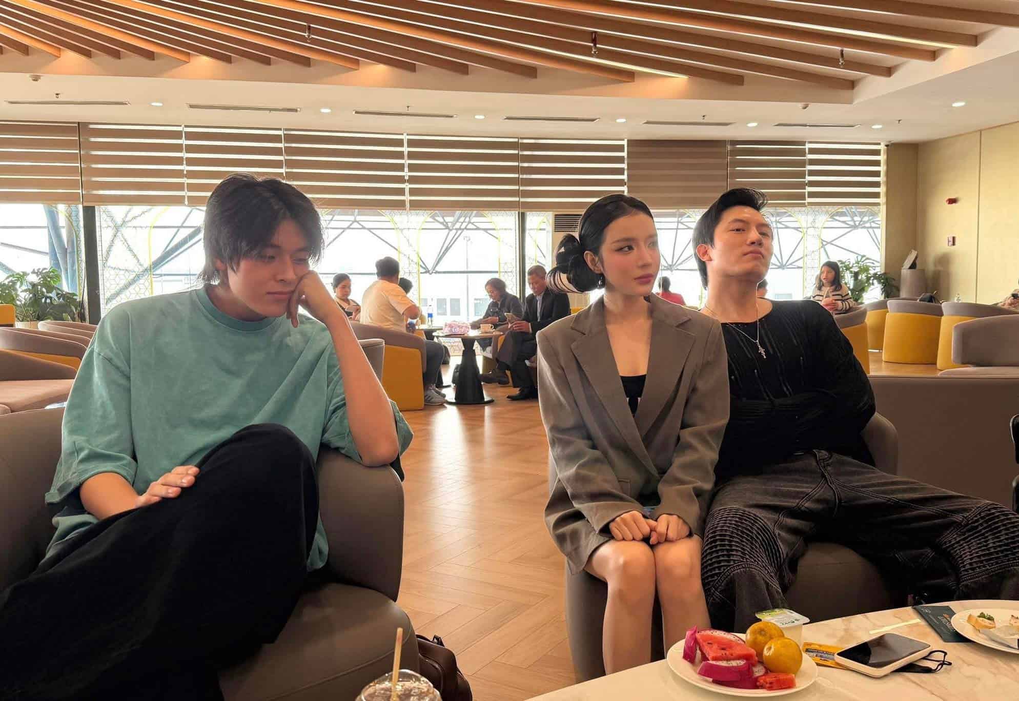 Anh Tú đăng ảnh chụp cùng LyLy và Vĩnh Đam. Ảnh NVCC