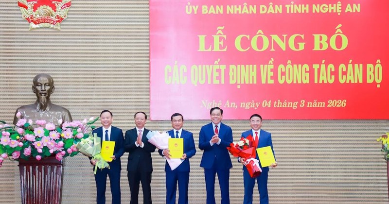 Nghệ An: Bổ nhiệm lãnh đạo Khu kinh tế Đông Nam và 2 ban dự án