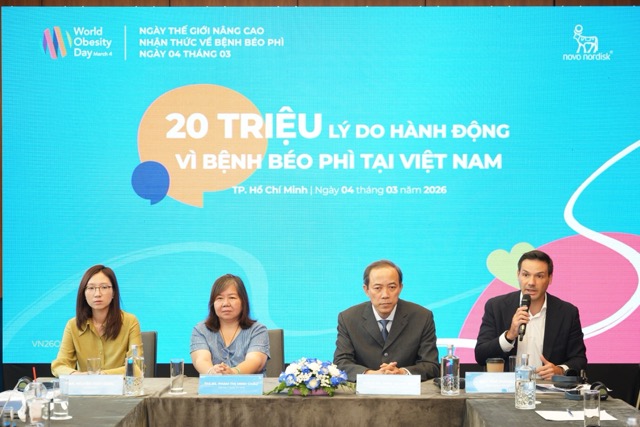 Các chuyên gia thảo luận tại sự kiện hưởng ứng Ngày Thế giới phòng chống béo phì ngày 4.3.2026. Ảnh: ĐVCC