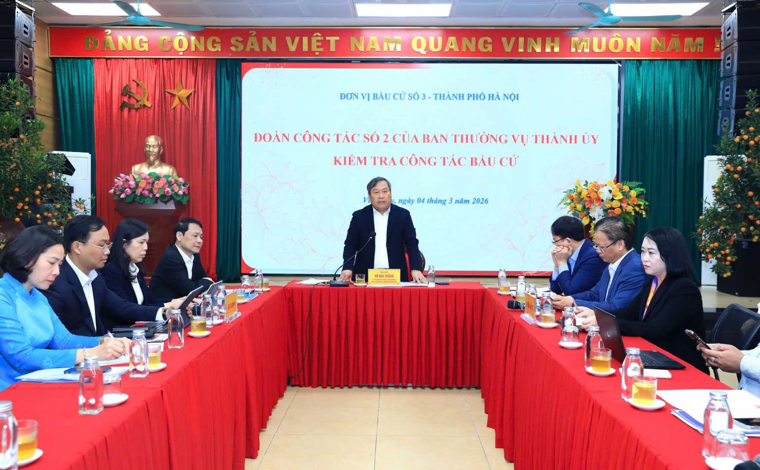 Chủ tịch. Ảnh: Phạm Linh