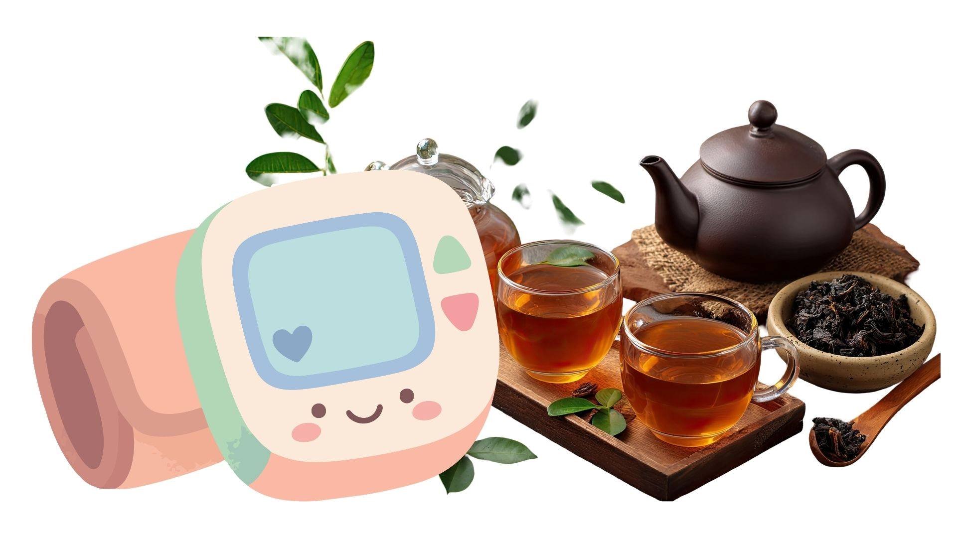 Drinking black tea helps control blood pressure. Graphics: Thanh Thanh