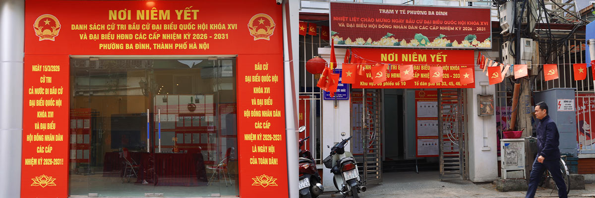 Các phường tại Hà Nội cũng khẩn trương triển khai niêm yết danh sách cử tri bầu cử đại biểu Quốc hội khóa XVI và HĐND các cấp nhiệm kỳ 2026 - 2031, để người dân nắm bắt thông tin kịp thời.