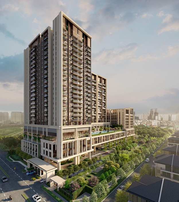 Parc Régent owns a prime location, the center of Southwest Hanoi. Photo: ParkCity Hanoi