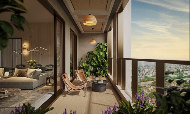 Phong cách sống sang chuẩn “resort” tại Parc Régent. Ảnh: ParkCity Hanoi.  