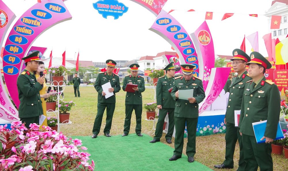 Regiment 6 is well prepared in everything, ready to receive new soldiers. Photo: Quang Dao