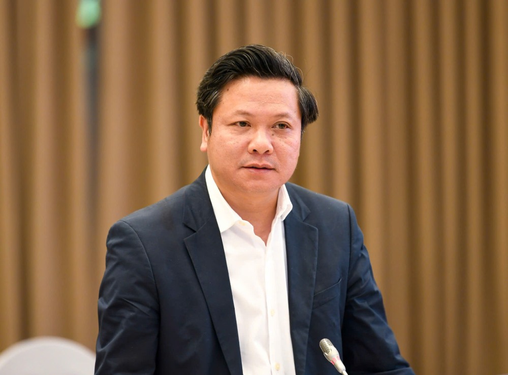 Ông Phan Trung Tuấn - Vụ trưởng Vụ Chính quyền địa phương (Bộ Nội vụ) bác tin đồn sáp nhập 34 tỉnh thành còn 16. Ảnh: Phạm Đông