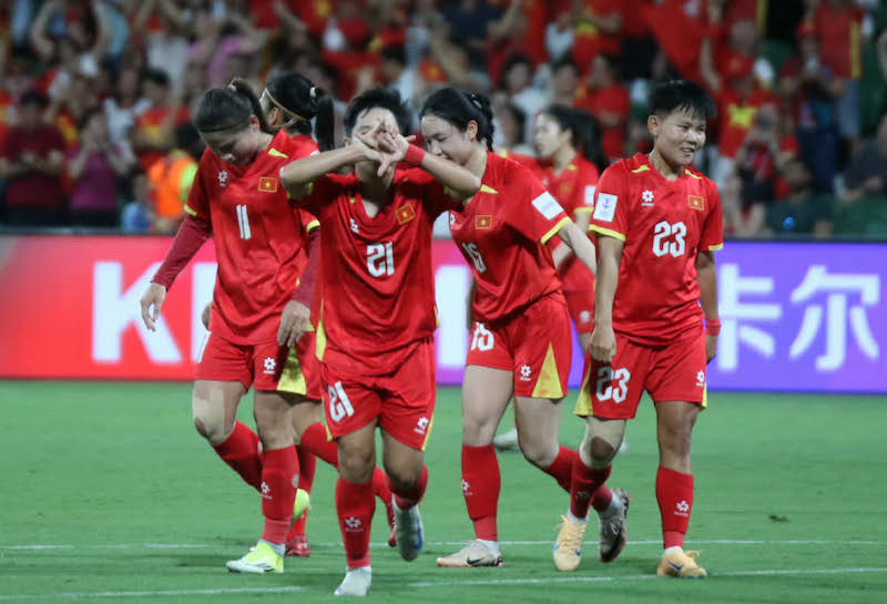 ベトナム女子代表は、2026年女子アジアカップの初戦でインドと対戦します。写真:ミン・ダン