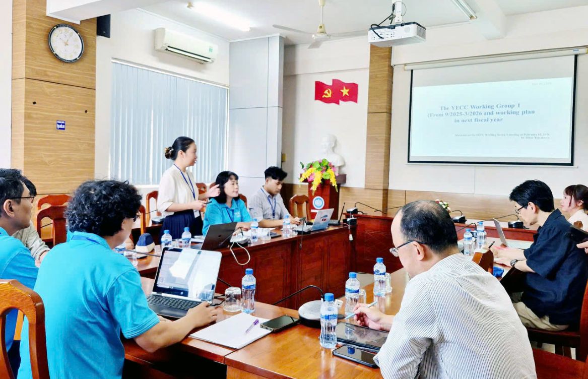 Quang cảnh buổi tổng kết chương trình hợp tác nghiên cứu khoa học, phát triển nguồn nhân lực giữa TGU và YECC. Ảnh: TGU