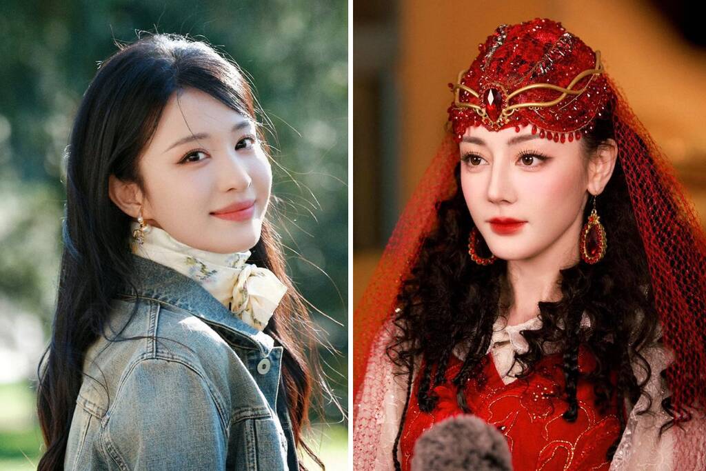 Wang Churan and Dilireba. Photo: Xinhua