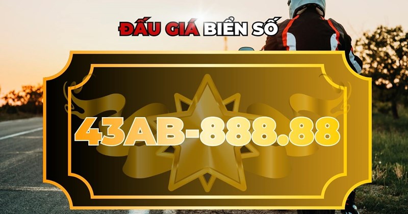 Đà Nẵng: Biển số ngũ quý 8 đẹp nhất đấu giá ngày 5/3
