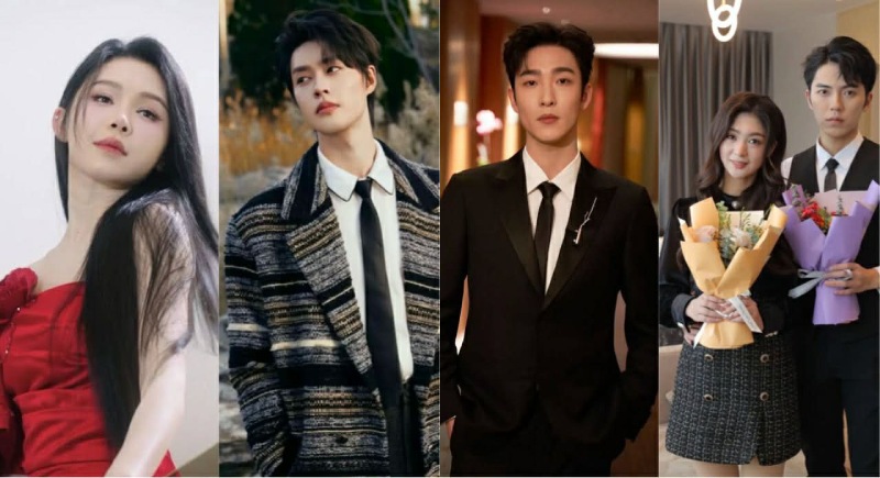 Dàn diễn viên phim ngắn Trung Quốc đình đám. Ảnh: Cắt từ video