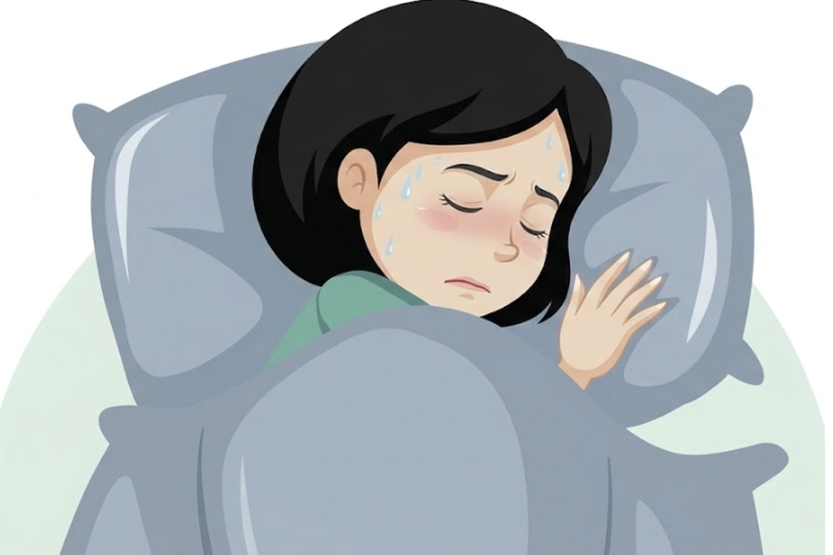 Night sweats and causes to note. Graphics: Thien Nhan